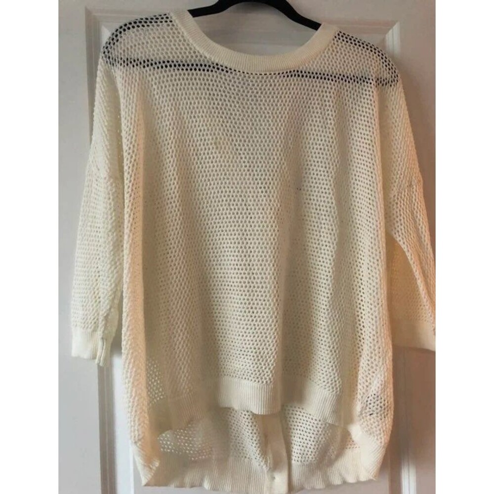 Jack by BB Dakota Cream Net Sweater